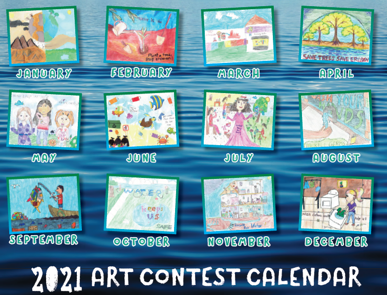 DeKalb Watershed Management Announces Art Calendar Contest Winners